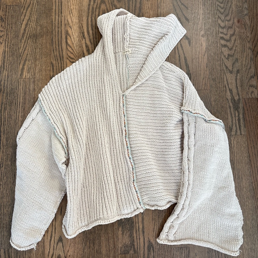 Shop Triple Threads Knit Sweater Hoodie